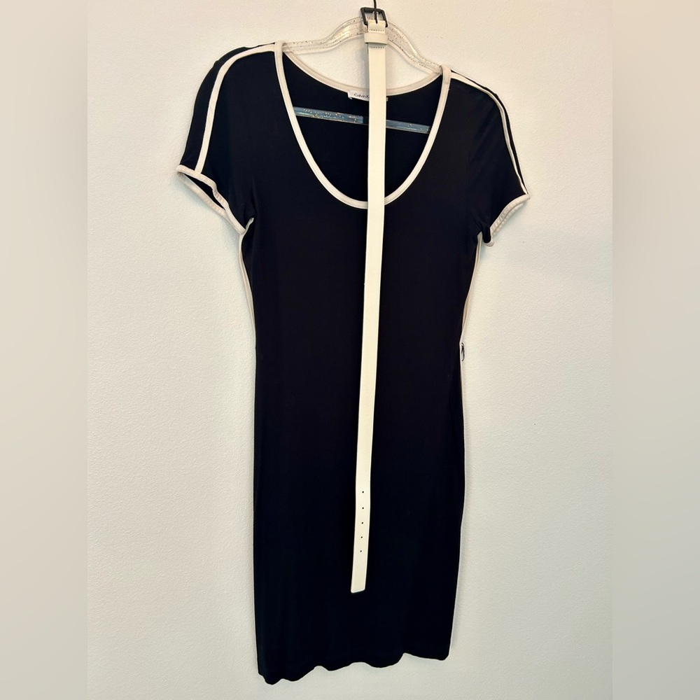 CALVIN KLIEN JERSEY KNIT DRESS